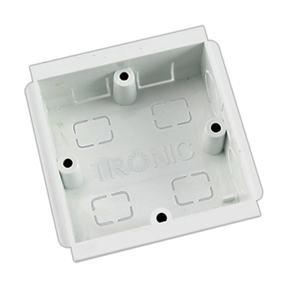 Compartment Trunking Single Box PVC 100mmx50mm - Tronic Tanzania
