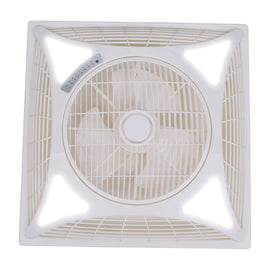 Recessed Louver Fan With LED & Remote