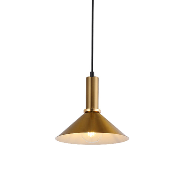 Coned Shape Gold Pendant Light - Tronic Tanzania