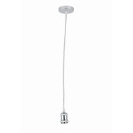 Hanging E27(Screw) Pendant Holder Chrome