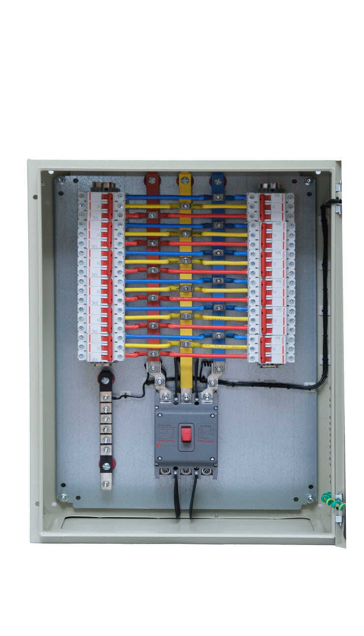 250A 12 Ways Three Phase Distribution Board – TRONIC UGANDA LIMITED