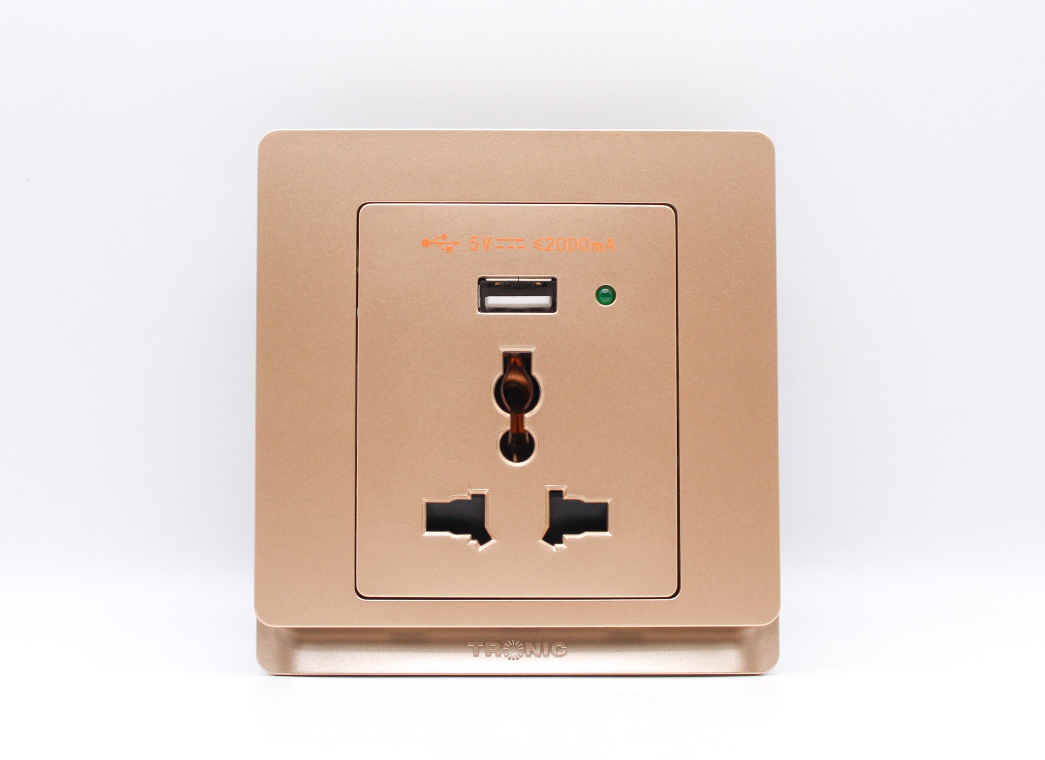 Single Socket with USB – TRONIC UGANDA LIMITED
