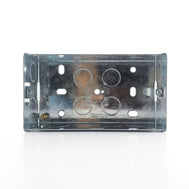 Twin Deep Galvanised Iron Switch Box - Tronic Tanzania