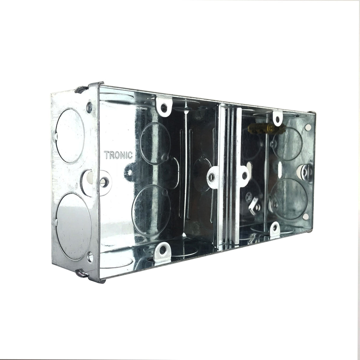 Single Galvanised Iron Electrical 2 Way Switch Box – TRONIC UGANDA LIMITED