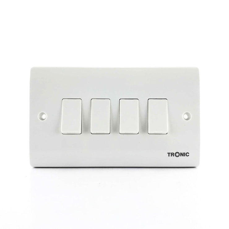 4 Gang 2 Way Switch Standard – TRONIC UGANDA LIMITED