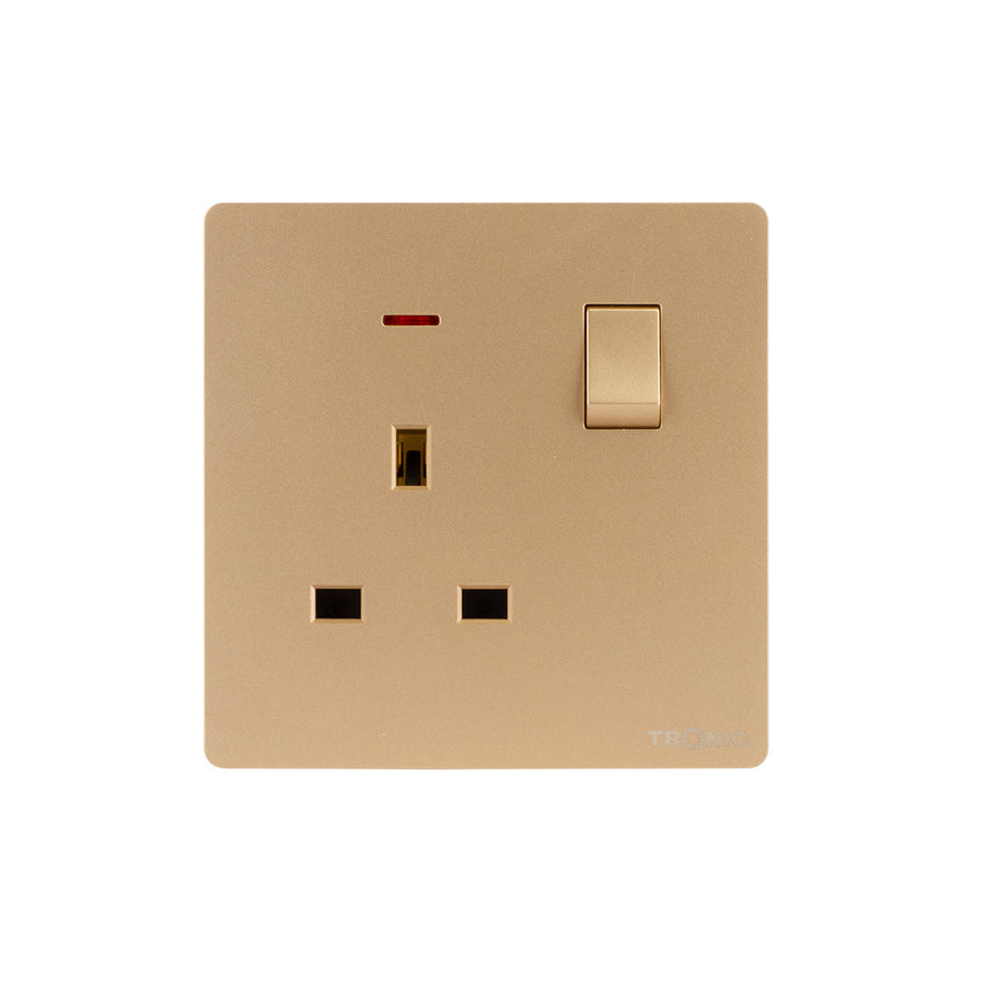Single Switch Socket With Neon TRONIC UGANDA LIMITED