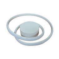 Modern Design White Trio LED Ceiling Light Three Colour
